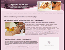 Tablet Screenshot of imperialskincare.com